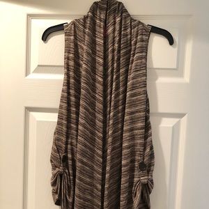 Almost Famous Open Sleeveless Cardigan